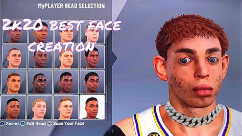 Best Nba 2k20 Face Creation Youtube