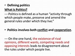 PPT - CHAPTER ONE What is Politics PowerPoint Presentation, free ...