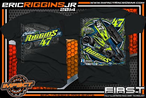 Race car shirt designs racecar t shirt design template graphic requests. Eric Riggins Jr Winged Sprint Car T-Shirt