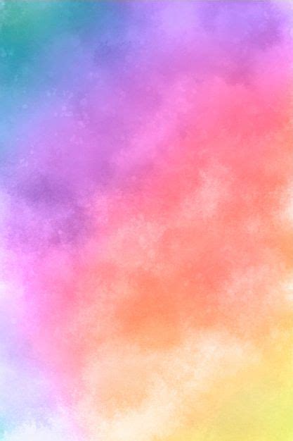 Watercolor Ombre Background Pastel Rainbow Background Background