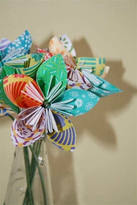 Origami Flowers From Etsy