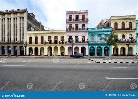 Colorful Havana Buildings In Cuba Editorial Image Image Of Cuba City