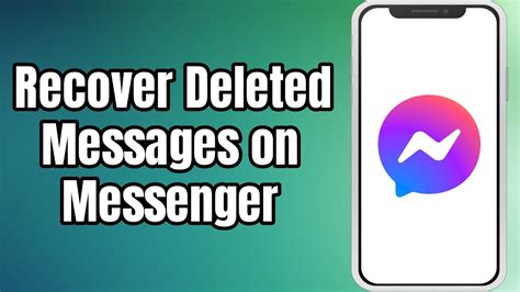 How To Recover Deleted Messages On Messenger Youtube