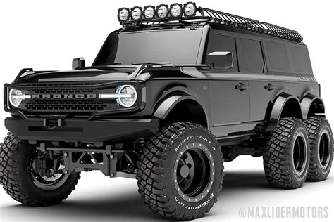 Maxlider Brothers Customs Introduces 2021 Ford Bronco 6x6