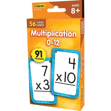 Knowledge Tree Teacher Created Resources Multiplicaion 0 12 Flash Cards