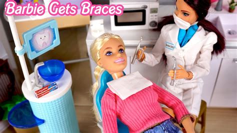barbie doll gets braces dreamhouse adventures story youtube