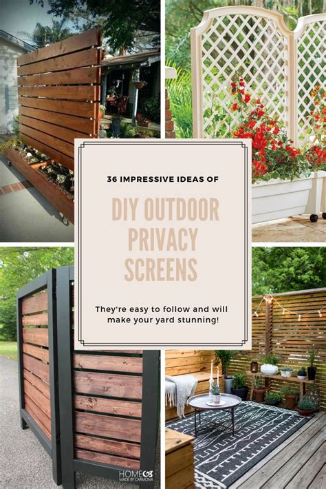 36 Impressive Diy Outdoor Privacy Screens Ideas You Ll Love Privacy Screen Outdoor Outdoor