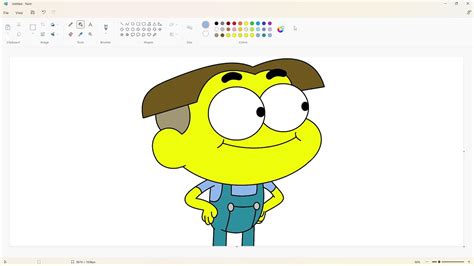How To Draw Cricket Big City Greens Using Ms Paint How To Draw On