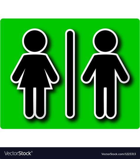 toilet symbol royalty free vector image vectorstock