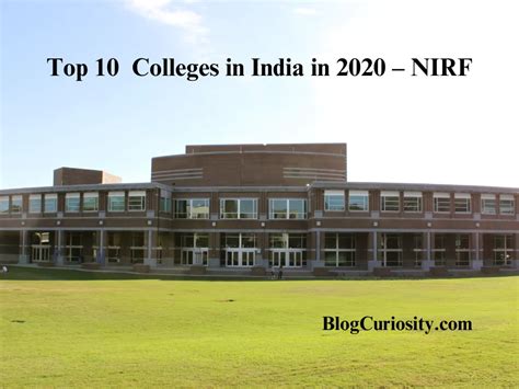 top 10 colleges in india in 2020 nirf