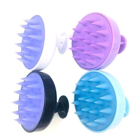 multifunction hair scalp massager soft silicone shampoo brush for hair growth and stress release