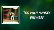 Chuck Berry - Too Much Monkey Business (Lyrics) - YouTube