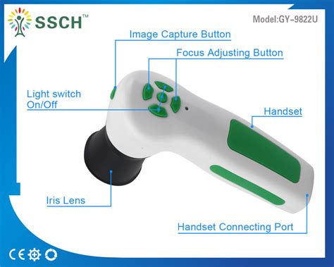 Handheld 12 MP Iriscope USB Iridology Camera For Professional