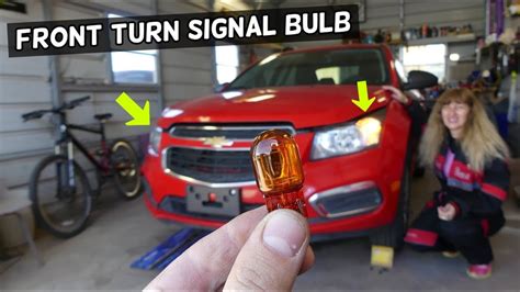 Chevrolet Cruze Front Turn Signal Light Bulb Replacement Youtube