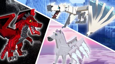 The Best New Mythical Beasts Creature Mods To Use In Minecraft Youtube