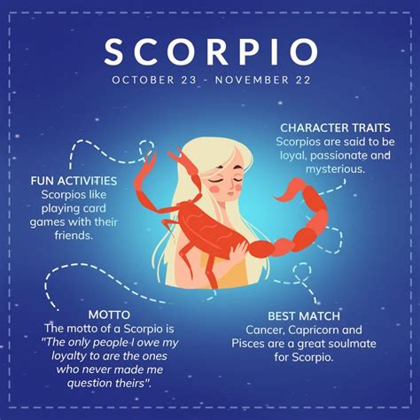 scorpio traits explore fun activities best zodiac match and motto