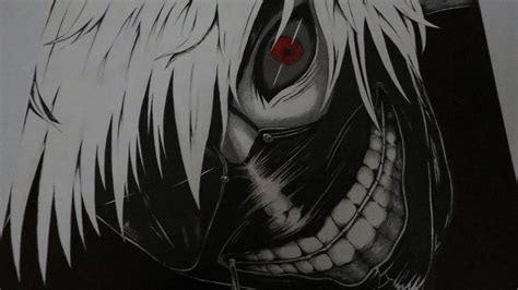Kaneki ken tokyo ghoul guy face mask view eye anime art. Kaneki Wallpapers - Wallpaper Cave