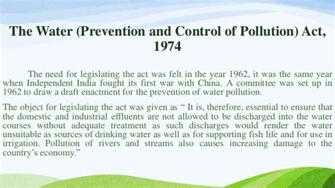 Act, 1974 and shall apply to the whole of malaysia. Environmental act and legislation