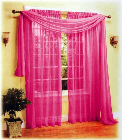 There are 732 hot pink curtains for sale on etsy, and they cost $32.78 on average. 3 Pieces Sexy Sheer Voile Window Curtain Panels Scarf Set ...