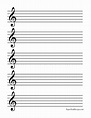 Music Staff Paper Free Printable - Get What You Need For Free