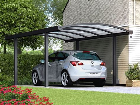 Units over 36's long are connected from one end to another. Single Arched Aluminium Carport