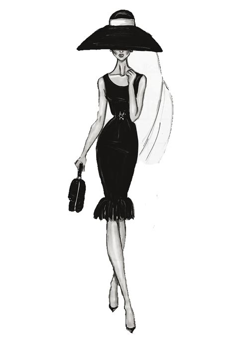 Download Female Fashion Drawing Illustration Chanel Free Hd Image Hq