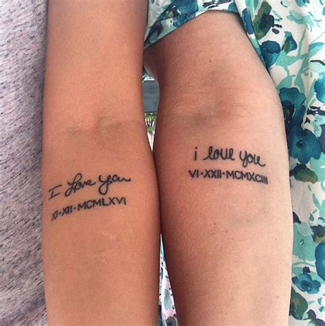 Couples pick surprise tattoos for each other. Mother-Daughter Tattoos | Bored Panda