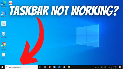 Solved How To Fix Taskbar Not Working In Windows 10 Youtube
