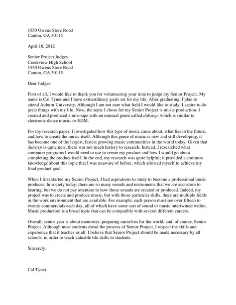 A letter sent to a sentencing judge in a criminal case should be addressed using the judge's full name, title and mailing address. Letter to Judges