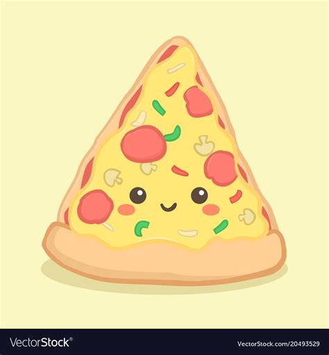 Cartoon Pizza Face