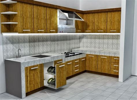 desain dapur minimalis konsep modern view rumah