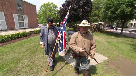 In Reenactments Confederate Flag Treasured As Part Of History Cbs News