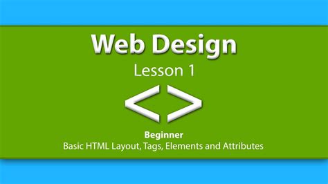 Learn Html Lesson 1 Basic Html Youtube