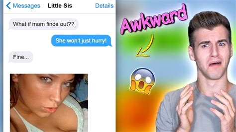 Most Awkward Brother Sister Texts Youtube