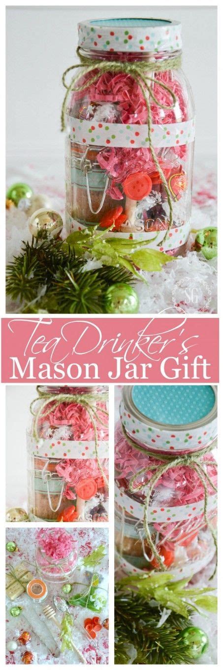 Tea Lovers Mason Jar Christmas T Idea Diy Mason Jar Christmas