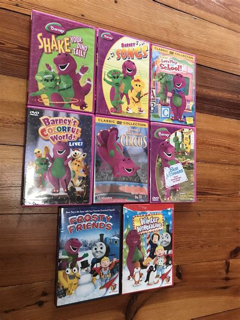Barney Dvdvhs Collection Singinganimated Barney Dinos 52 Off