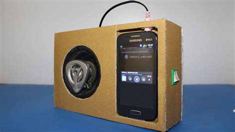 How To Make A Speaker Amplifier From Cardboard For Phone Youtube