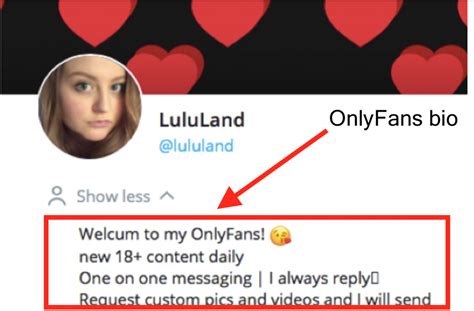 The Best Onlyfans Bio Ideas 4 Great Bio Examples OnlyFans Guide