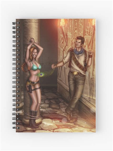 Tickling Feather Egyptian Tomb Spiral Notebook For Sale By Ladykraken Redbubble