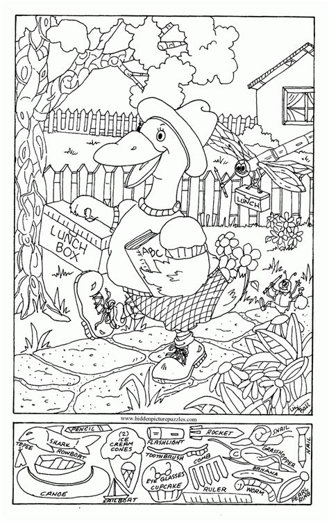 Free Printable Hidden Picture For Kids Coloring Home