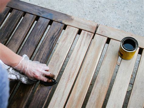 How To Refinish Outdoor Wood Furniture Hgtv