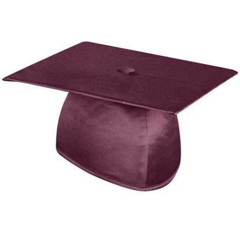 Shiny Maroon Graduation Cap This Shiny Graduation Cap Is Made From