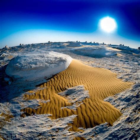 Sand Sea The White Desert In Egypt