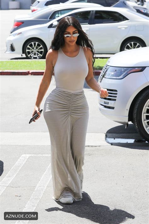 Kim Kardashian Arrives At BurgerIM To Promote Jonathan Cheban S New
