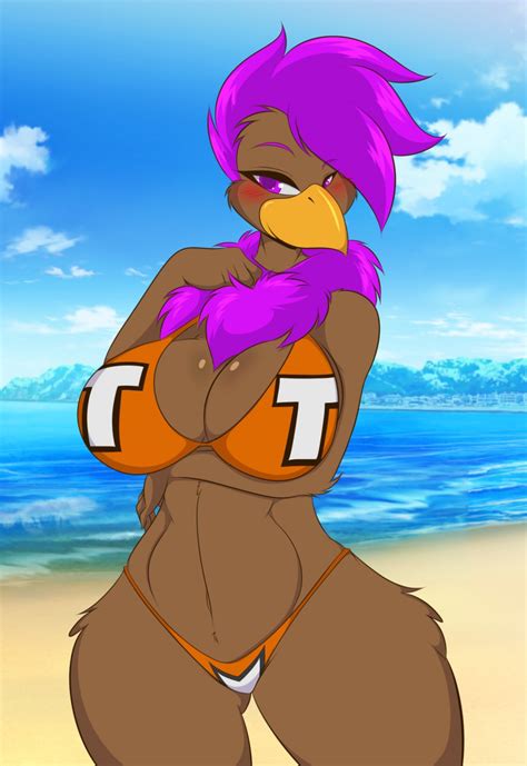 Rule 34 1girls 2019 Anthro Avian Beach Beak Big Breasts Bikini Bird