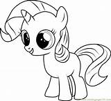 Pony Coloring Rarity Little Filly Pages Friendship Magic Baby Printable Color Young Fluttershy Applejack Coloringpages101 Cartoon Flurry Heart Print Templates sketch template