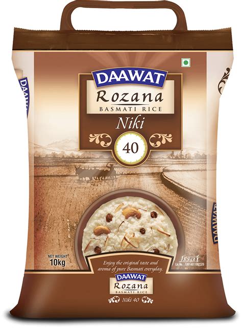 Indian basmati rice premium (3/4 cup cooked /50g dry) (1 cup). Healthy Blend of White & Brown Rice | Daawat Rozana ...