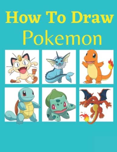 How To Draw Pokemon Characters Step By Step Guides To Drawing Pokemon