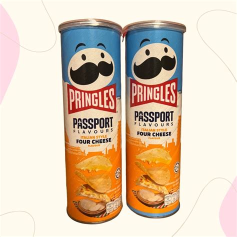 Pringles Passport Flavours Italian Style Four Cheese Flavour Shopee