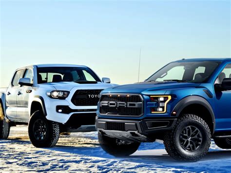 Want This Buy This Ford F 150 Svt Raptor Vs Toyota Tacoma Trd Pro